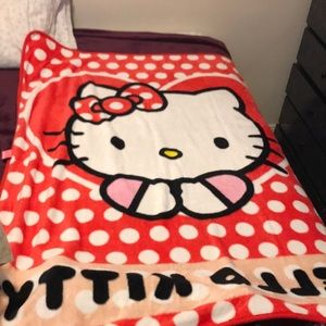 Hello Kitty 48x60 fleece blanket